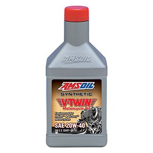 20W-40 100% Synthetic V-Twin Motorcycle Oil