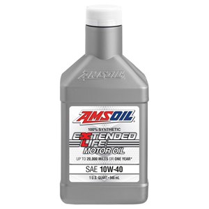 Extended-Life 10W-40 100% Synthetic Motor Oil