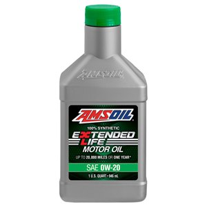 Extended-Life 0W-20 100% Synthetic Motor Oil