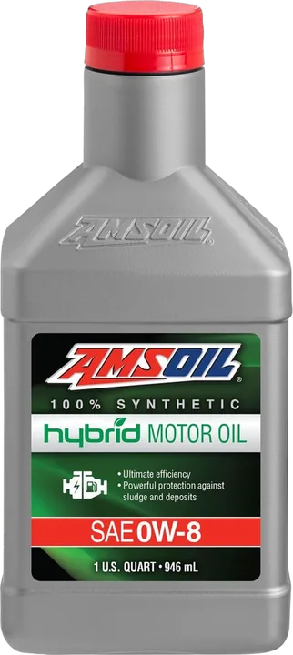 0W-8 100% Synthetic Hybrid Motor Oil