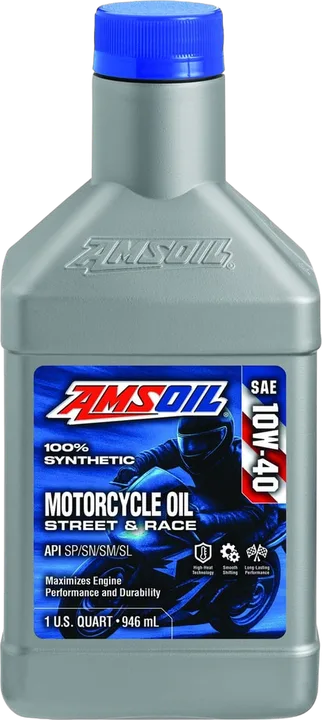 10W-40 100% Synthetic Motorcycle Oil