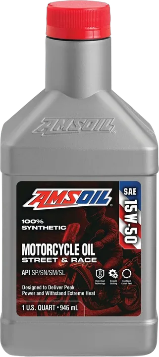 15W-50 100% Synthetic Motorcycle Oil