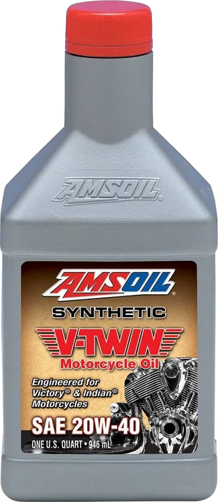 20W-40 100% Synthetic V-Twin Motorcycle Oil