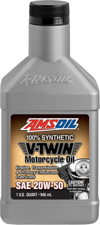 20W-50 100% Synthetic V-Twin Motorcycle Oil