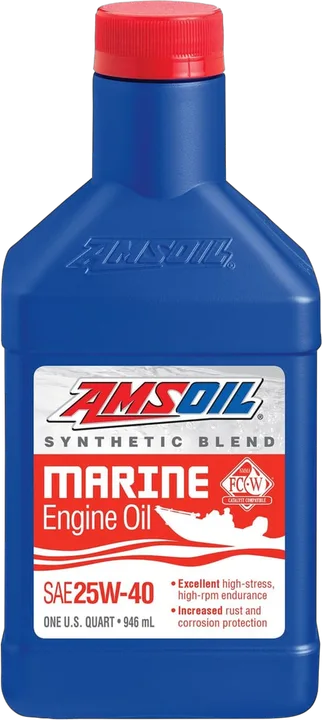 25W-40 Synthetic-Blend Marine Engine Oil
