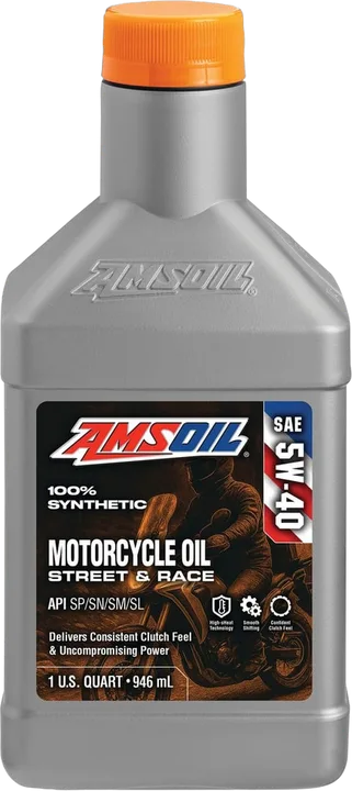 5W-40 100% Synthetic Metric Motorcycle Oil
