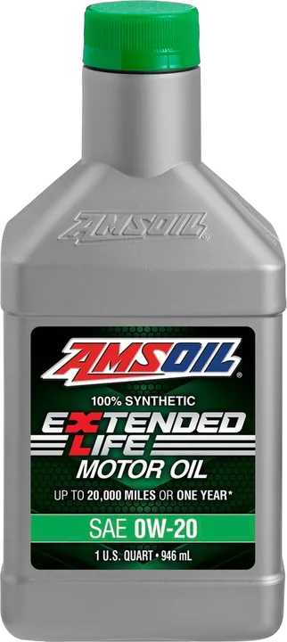 Extended-Life 0W-20 100% Synthetic Motor Oil