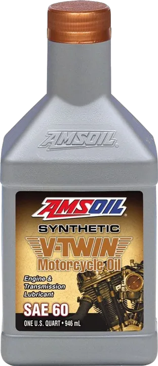 SAE 60 100% Synthetic V-Twin Motorcycle Oil