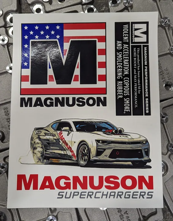 Magnuson Supercharged Sticker Pack