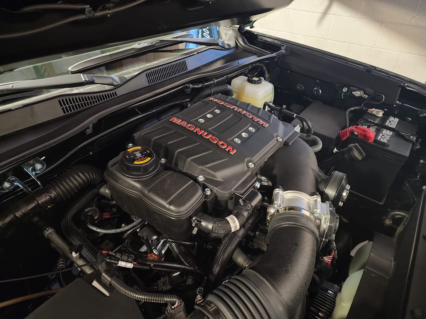 Magnuson TVS1900 supercharger installed on a Toyota Tacoma 3.5L V6 by Tuned Yota